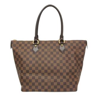 Louis Vuitton Pre-owned Tote Bags, female, Brown, Size: ONE SIZE Pre-owned Saleya MM