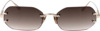 Linda Farrow Magali Zonnebril - Dames - Accessoires - Bruin - Maat: 58 MM