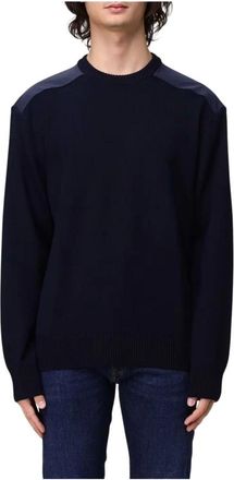 Paul & Shark Ronde hals gebreid - Heren - Truien - Blauw - Maat: 3XL