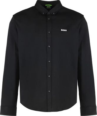 HUGO BOSS Hombre, Camisas, Negro, Talla: XL