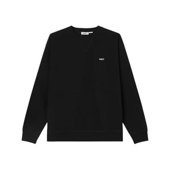 Obey Established Works Bold Crewneck II - - Sweatshirts & Hoodies - Uomo - Nero - XL