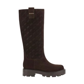 Guess Yailyn2 Hoge Laarzen - Dames - Schoenen - Bruin - Maat: 40 EU Leer