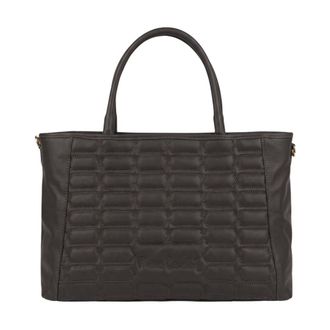 Pierre Cardin Gewatteerde Tote Bag - Dames - Tassen - Bruin - Maat: ONE Size Leer