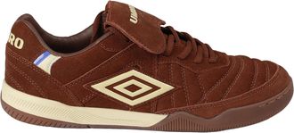 Umbro Mens Speciali Tr Flap Top Suede Trainers (Dark Brown/Cream/True Royal) - Size UK 9