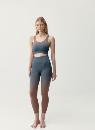 Born Living Yoga Top Dione Blue Grey/Bronze