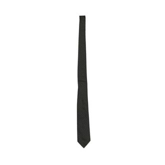 Emporio Armani Accessoires, Heren, Veelkleurig, ONE Size, Patroon Zijden Stropdas