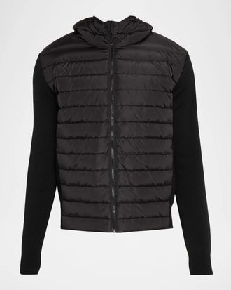 Canada Goose Men & apos;s Down Quilted Hybrid Hooded Jacket