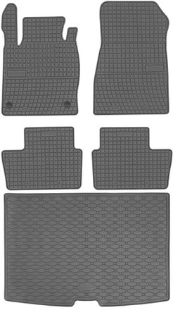 OEM Nissan Juke Ii Crossover A Partir De Septiembre De 2019. Set: Alfombrillas De Goma Para Coche + Alfombrilla Para Maletero