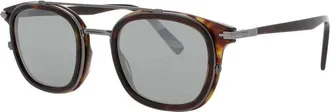 Dior DIORBACKSUIT S14I Smoke MIrror Rectangular Ladies Sunglasses DM40148I 52C