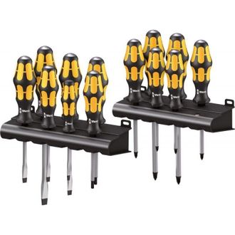 Wera Set di cacciaviti Kraftform Big Pack 900 da 13 pezzi, a taglio e a croce