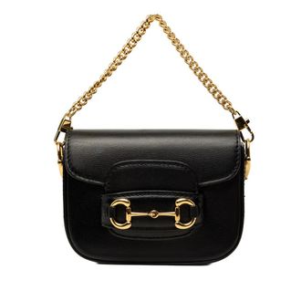 Gucci Pre-owned Gucci Mini Calfskin Web Horsebit 1955 Satchel Ladies 9C6Z6KIZ4L7V511I