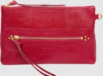 Jerome Dreyfuss Pochette Lucky Clutch Carmin