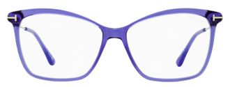 Tom Ford TF5687-B Blue Block Optical Eyeglasses - Purple