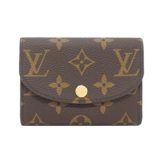 Louis Vuitton Monogram Fuchsia Marron Coated Canvas Coin Purse/Coin Case (Pre-Owned)