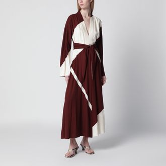 Alberta Ferretti Printed dress in viscose twill