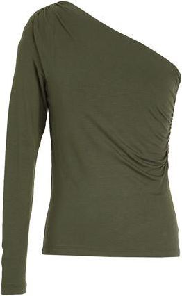 8 by YOOX WIDE NECKLINE STRETCH JERSEY T-SHIRT