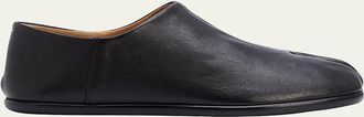 Maison Margiela Mens Tabi Babouchev Tabi-Toe Leather Slip-On Shoes
