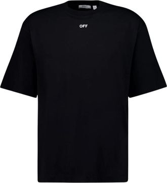 Off-white 3D Arrow Spray T-Shirt - Heren - T-shirts - Zwart - XS - Katoen - Tops