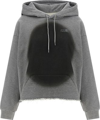 Maison Margiela Mm6 Maison Margiela Womens Numeric Signature Mm6 Spray Hoodie