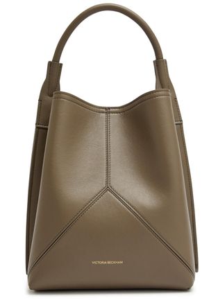 Victoria Beckham Victoria Leather Bucket bag - Khaki - One Size