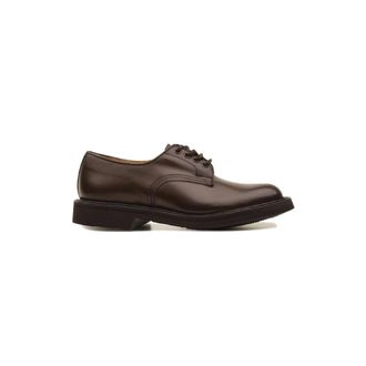 Trickers Daniel Derby Shoe - Heren - Nette schoenen - Bruin - 46 EU - Katoen - Schoenen