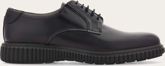 Ferragamo Uomo Derby informale Nero Taglia 39.5