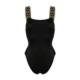 Versace One-piece, female, Black, Size: S Greca Border One-Piece Swimsuit