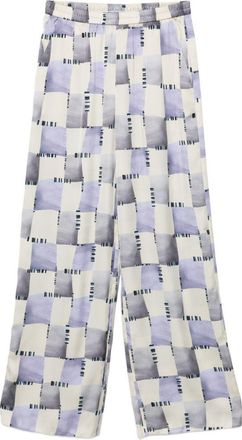 Emporio Armani Womens Satin Trousers
