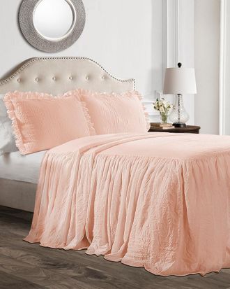 Lush Décor Lush Decor Ruffle Skirt Bedspread 3Pc Set