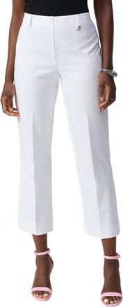 Joseph Ribkoff Lux Twill Straight Leg Pull-On Pants In Off White