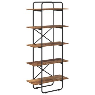 vidaXL Estanter&iacute;a 5 Niveles 60 X 35 X 175,5 Cm Pb Madera De Roble Vidaxl