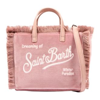 MC2 Saint Barth Bolso Tote Vanity Mini de Terciopelo N - Bags - Mujer - Rosa - ONE SIZE