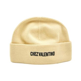 Valentino Garavani Accessoires, Heren, Beige, ONE Size, Wol, Chez Valentino Muts