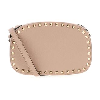 Valentino Garavani Small Rockstud Crossbody Bag - Bags - Mujer - Rosa - ONE SIZE
