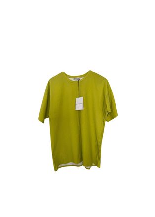 Balenciaga Green transfer printed cotton T-shirt Size S