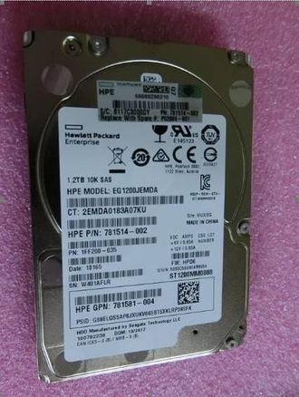 hpe clothing Disco Duro Hp Enterprise Sas 10k Sff Nhp Rw De 1,2 Tb, P02886-001