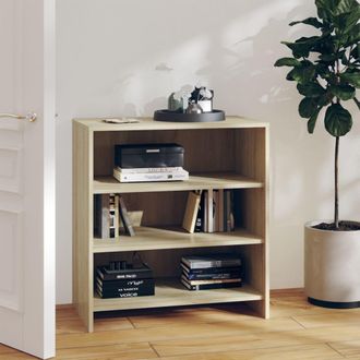 vidaXL Vidaxl - Aparador De Madera Contrachapada Roble Sonoma 70x40,5x75 Cm