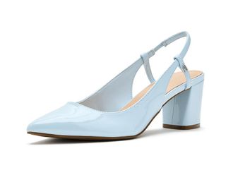 Tommy Hilfiger Jezibee Womens Shoes Light Blue Patent 450 : 9.5 M, Leather