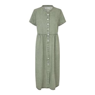 Lollys Laundry Shirt Dresses, female, Green, Size: XL AliyaLL Midi Dress