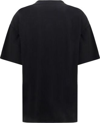 Balenciaga Womens Black Cotton T-Shirt