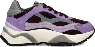 Philippe Model Sneakers met mesh vlakken - Paars