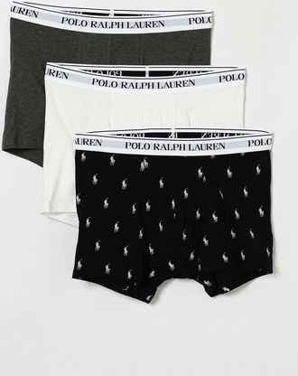 Polo Ralph Lauren Set di tre boxer parigamba in cotone stretch con vita logata
