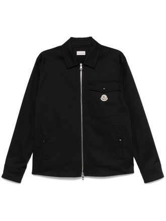 Moncler Shirtjack met rits - Zwart
