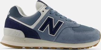 New Balance Womens 574 Sneaker In Navy Arctic Grey