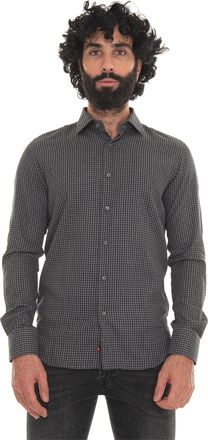 Carrel Camicia casual Grigio-nero Carrel Uomo