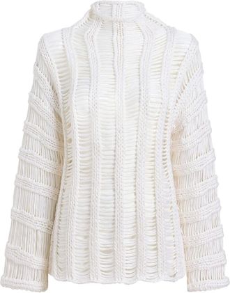 Khaite Maglione Birch con collo rialzato - Toni neutri