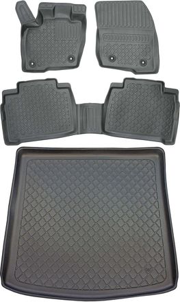 OEM Juego De Alfombrillas Para Coche Y Maletero Para Ford Galaxy Iii Minivan (desde Septiembre De 2015)