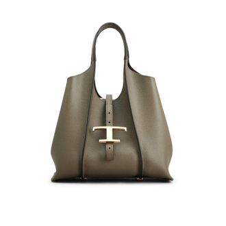 Tod's TodS T Timeless Mini Leather Shopping Bag