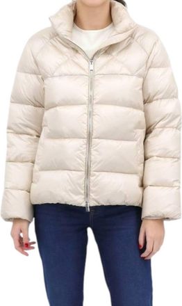 PESERICO Padded Nylon Jacket In Barley