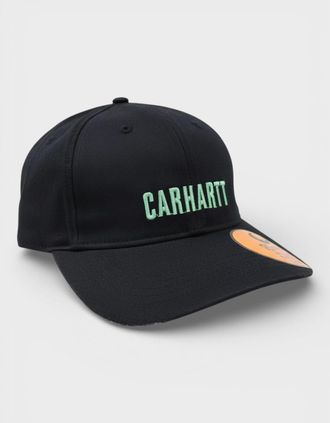 Carhartt Work in Progress Mens Carhartt Logo Cap Black - Size: O/S